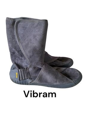 Vibram Furoshiki Wrap Shoes Gray Minimalist Barefoot Men 7–7.5 Women 8.5–9